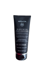 APIVITA, BLACK DETOX JELLY veido prausiklis, 150ml