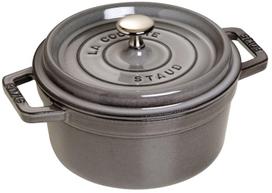 Emaliuotas ketaus puodas Staub La Cocotte, 20 cm, 2.2 l, grafito sp.