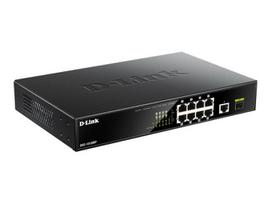 D-Link | 10 Gigabit port Switch with PoE | DGS-1010MP | Unmanaged | Desktop / Rackmount | Gigabit Ethernet (copper) ports quantity 1 | SFP ports quantity 1 | Power over Ethernet (PoE) ports quantity 8|DGS-1010MP/E