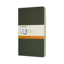 Moleskine Myrtle Green Large Ruled Cahier Journal (set Of 3)