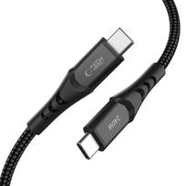 Tech-Protect Ultraboost UB11T USB-C / USB-C PD 240W / QC3.0 laidas 200 cm - juodas