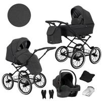 Universalus vežimėlis Romantic Kunert 3in1, anthracite