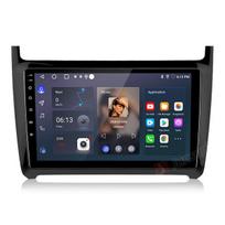 andriod automagnetola radijas junsun vw polo 6r 6c 2008-2020 gps navigacija usb wifi bluetooth carplay fm vairo valdymo funkcija
