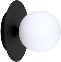 Light Prestige Sieninis šviestuvas ROMA, G9, juodu korpusu/baltas gaubtas