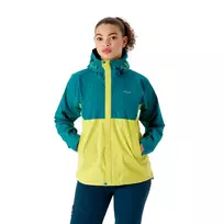 Moteriška striukė nuo lietaus Rab Downpour Eco Jacket - XS - Elektrinė/geltona