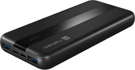 Nešiojamas įkroviklis (Power bank) Natec Trevi Slim Q, 10000 mAh, 20 W, juoda sp.