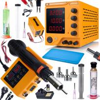 Maitinimo šaltinis Komplektas Rosfix AmpRush RARES-3210 + Orange Husky OH660 – Tiksli kontrolė, 32V 10A, 660W, LED ekranas