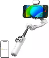 Gimbal Stabilizatorius - AOCHUAN X2 3-Ašių Išmaniojo Telefono Gimbal Su RGB Apšvietimu Baltas