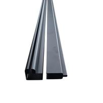 Kampinis profilis Dušo kabinos ET-104 6mm stiklui, Juodas