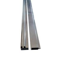 Kampinis profilis ET-104 Chromas 6mm Stiklui 190 cm