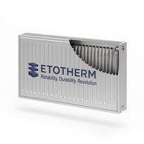 Plieninis radiatorius ETOTHERM T22 600x1200 mm, šoninis pajungimas