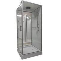 Dušo kabina ET-Qbox ST-SKCH 90x90cm Su lietaus dušu