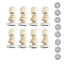Ratukų komplektas dušo kabinos durims, 27 mm skersmens