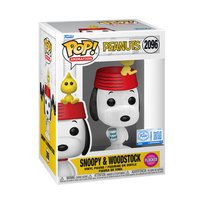 FUNKO POP! Vinilinė figūrėlė: Peanuts - Snoopy & Woodstock (Flocked)