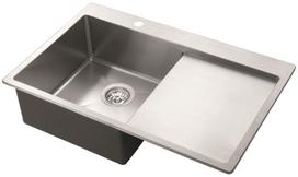 Nerūdijančio plieno plautuvė HELIKA Luna LUN101N-LW