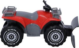 Žaislinis keturratis su plūgu Plasto, 30 cm