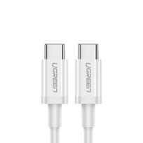 Ugreen US264 60518 USB-C / USB-C PD QC AFC laidas 1 m - baltas