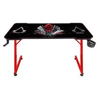 Kompiuterinių žaidimų stalas Subsonic Assassins Creed, 120 cm x 60 cm, 75 cm, juoda sp./raudona sp.