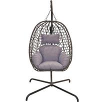 Pakabinamas krėslas Cocoon, pilkas