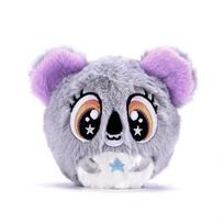 Pliušinis žaislas Bouncibles Koala Kippy, pilka sp./violetinė sp., 8 cm