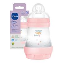 Kūdikių buteliukas Mam Easy Start, 160 ml, 0 mėn., rožinė sp.