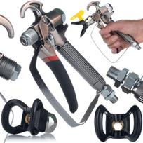 Dažymo pistoletas Rosfix TurboJet TJ1 – Profesionalus plieninis korpusas, Ergonomiška rankena, Svoris 488 g