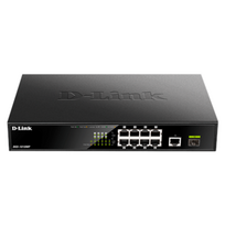 D-Link | 10 Gigabit port Switch with PoE | DGS-1010MP | Unmanaged | Desktop / Rackmount | Gigabit Ethernet (copper) ports quantity 1 | SFP ports quantity 1 | Power over Ethernet (PoE) ports quantity 8