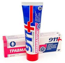 911 TRAVMALGON šildantis gelis 100 ml