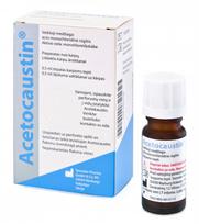 ACETOCAUSTIN karpoms gydyti skystis 0,5 ml N1
