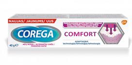 COREGA COMFORT fiksuojamasis dantų protezų kremas 40 g