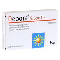 DEBORA ( Vitamin D3) 5600 TV  kapsulės N20