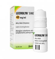 LECROLYN sine 40 mg/ml akių lašai, tirpalas 10 ml