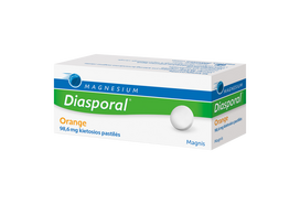 MAGNESIUM Diasporal Orange 98,6 mg kietosios pastilės N50