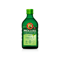 MOLLER'S obuolių skonio skysti žuvų taukai 250 ml
