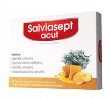 SALVIASEPT Acut čiulpiamos pastilės N12