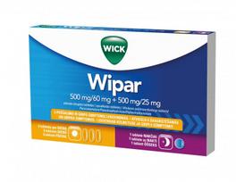 WIPAR 500 mg/60 mg + 500 mg/25 mg plėvele dengtos tabletės N12+4