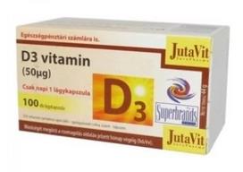 JUTAVIT Vitamin D3 2000 TV kapsulės N100