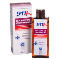 911 SEBOPIROKS  nuo pleiskanų šampūnas 150 ml
