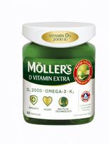 MOLLER'S vitamin D extra kapsulės N60