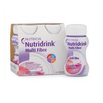 NUTRIDRINK Multi Fiber braškių skonio skystis 125 ml N4