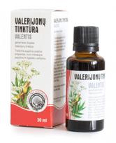 VALERIJONŲ Tinktūra BP (1:5) geriamasis tirpalas 30 ml