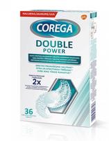 COREGA DOUBLE POWER dantų protezų valymo tabletės N36