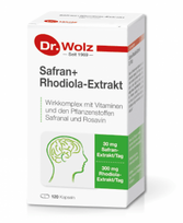 DR.Wolz SAFRAN+Rhodiola extract kapsulės N120