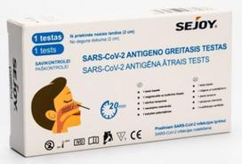 SEJOY COVID-19 (SARS-COV-2) greitasis antigeno testas (iš nosies landos)