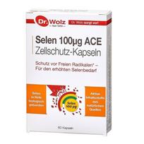 DR.Wolz SELEN 100 mg+Vitaminai ACE kapsulės N60