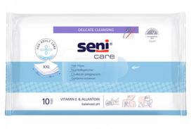 SENI Care drėgnos servetėlės su vitaminu E N10