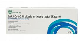 SARS-CoV-2 greitasis antigenų testas (kasetė) savikontrolei iš nosies landų N1