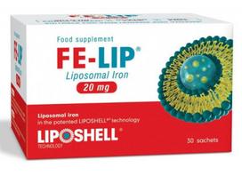FE-Lip liposominė Geležis 20 mg paketėliai 5 g N30