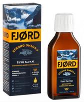 FJORD strong omega-3 žuvų taukai skystis 100 ml