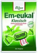 EM-EUKAL klasikinio skonio su eukaliptu ir saldikliais pastilės 75 g
